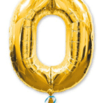 цифра 0 золото